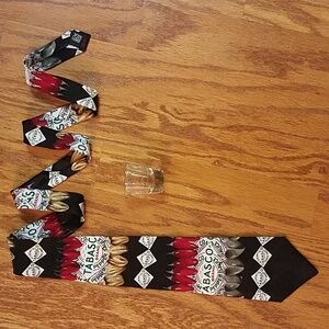Tabasco silk tie/shot glass bundle
